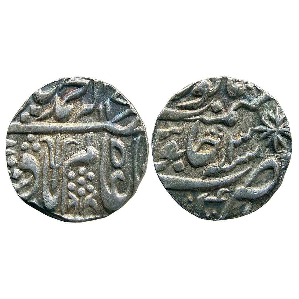 IK Maratha Confideracy INO Shah Alam II Kora Mint Silver Rupee