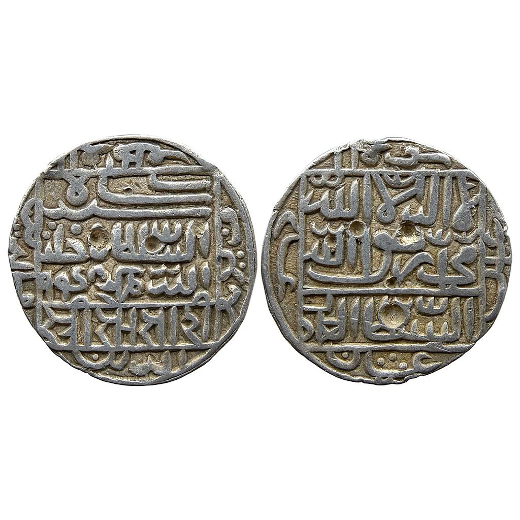 Delhi Sultan Sher Shah Suri Mintless Bengal type Silver Rupee