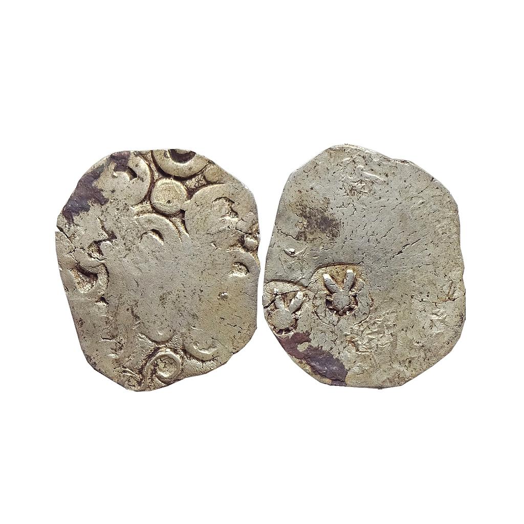 Ancient, Archaic Series, Punch Marked Coinage, attributed to Kosala Janapada under Kashi Janapada, Silver Karshapana