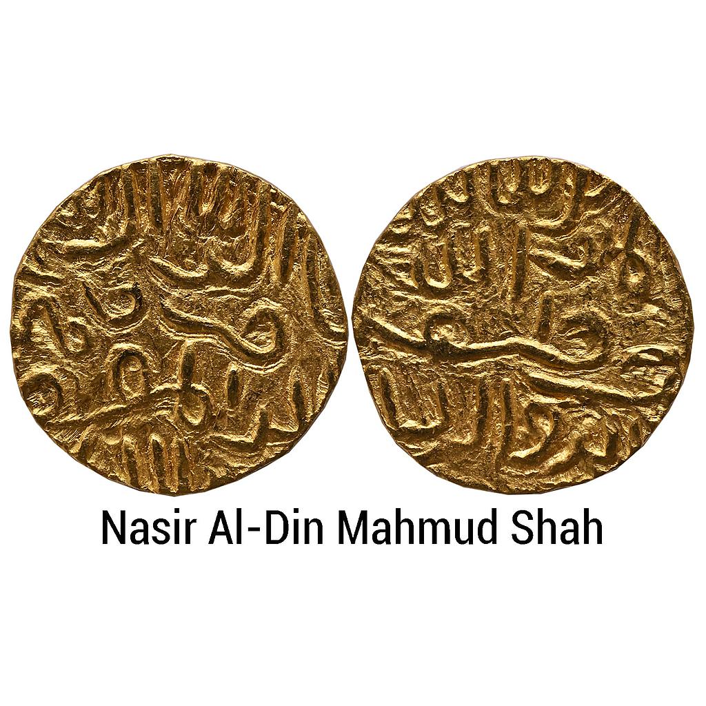Bengal Sultan Nasir Al-Din Mahmud Shah No Mint Gold Tanka