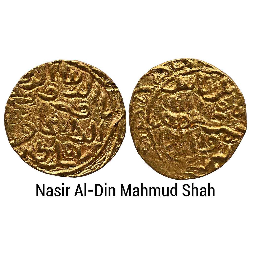 Bengal Sultan Nasir Al-Din Mahmud Shah No Mint Gold Tanka