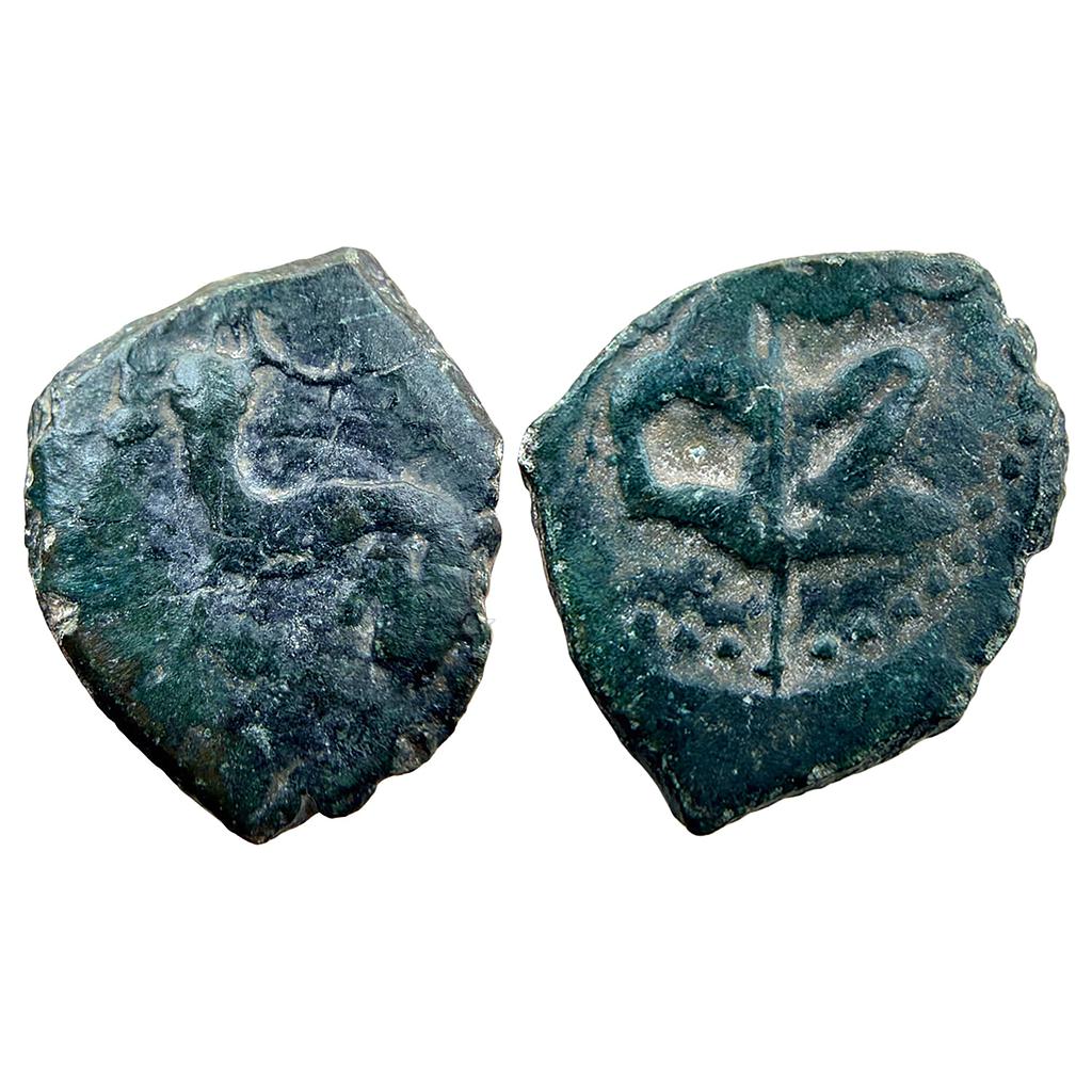 Hindu Medieval Rashtrakutas Copper Unit