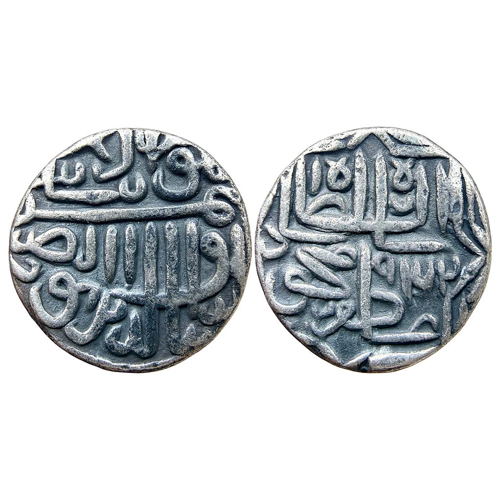 Gujarat Sultan Shams al-Din Muzaffar II Probably an issue of Muhammadabad Silver Tanka