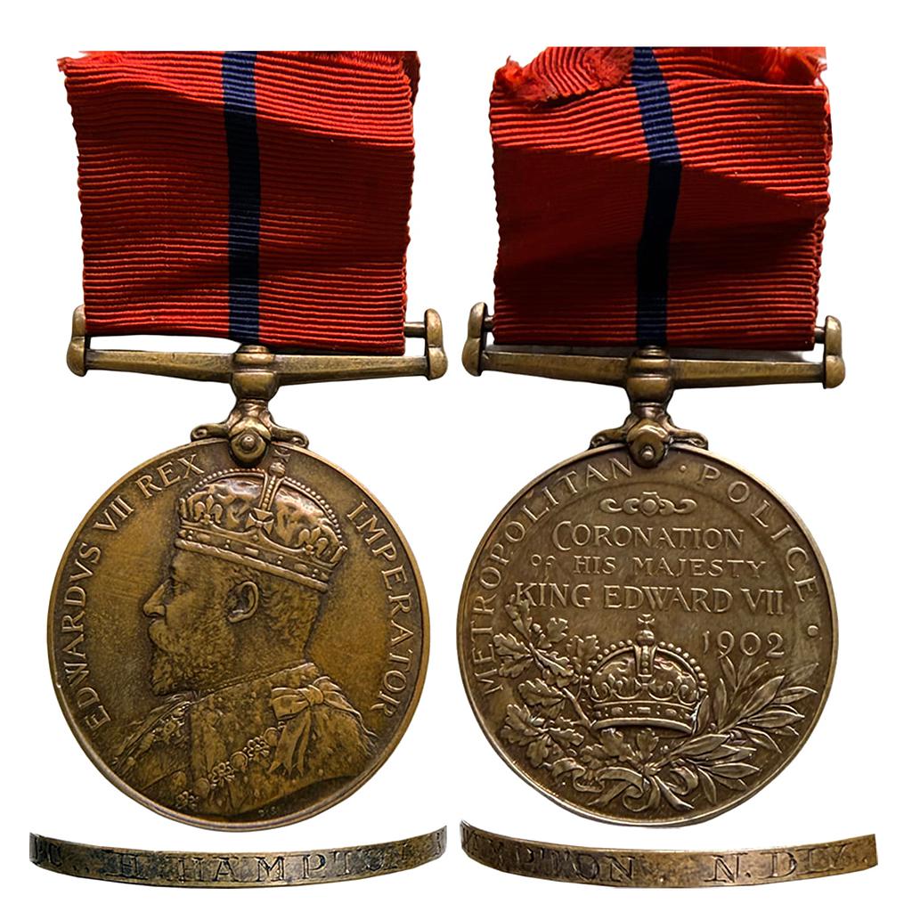 Great Britain Coronation Police 1902 AD Bronze Medal