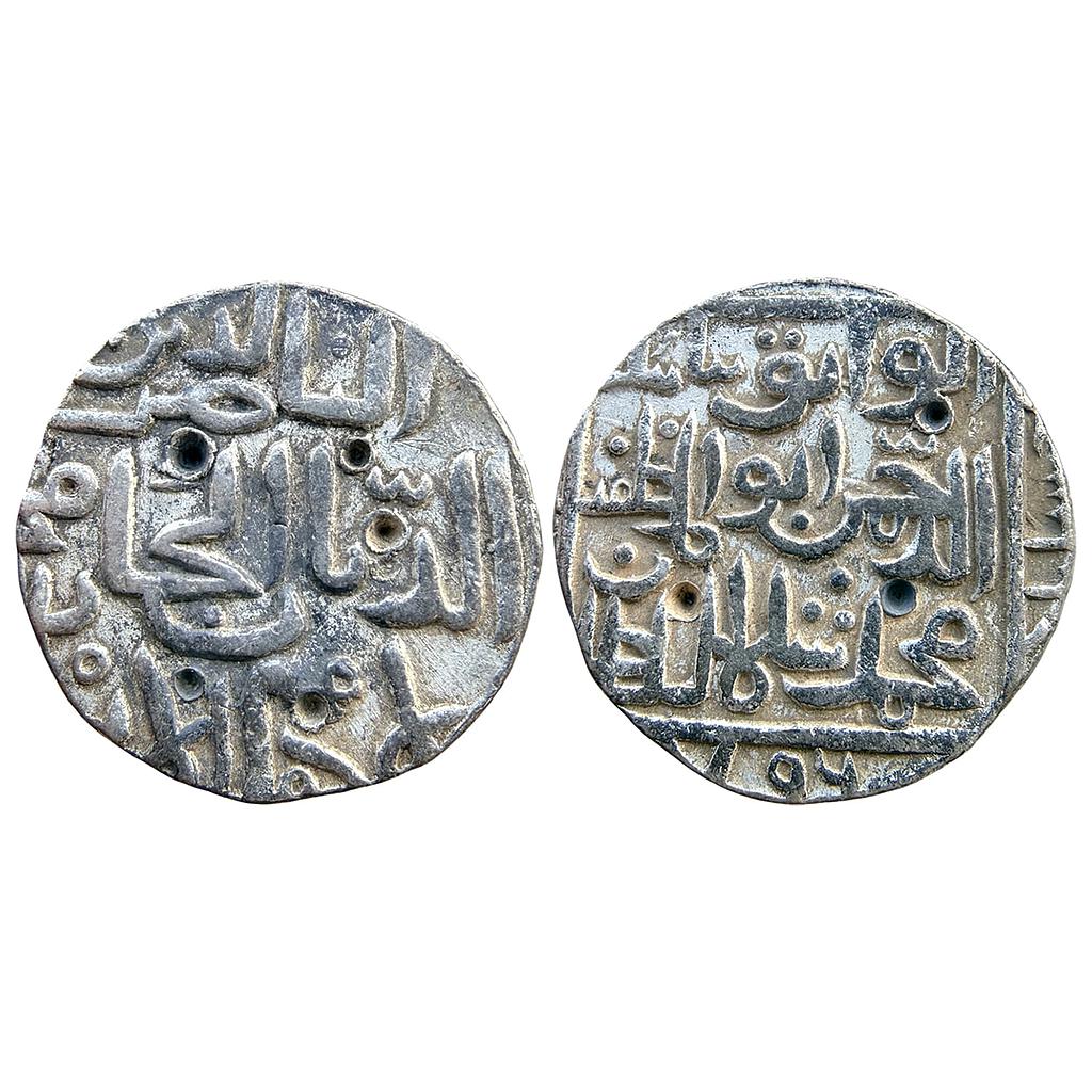 Bahamani Sultan Muhammad Shah II Hadrat Ahsanabad Mint Silver Tanka