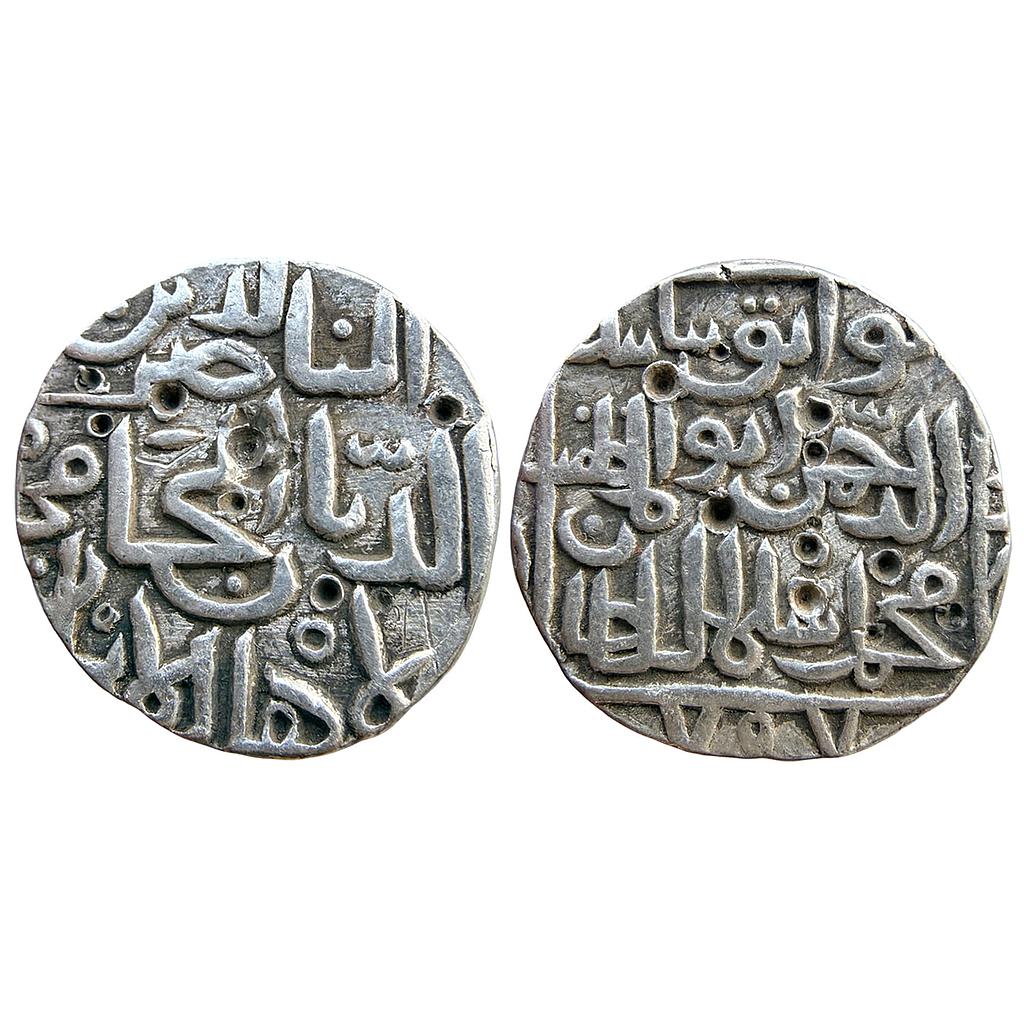 Bahamani Sultan Muhammad Shah II Hadrat Ahsanabad Mint Silver Tanka
