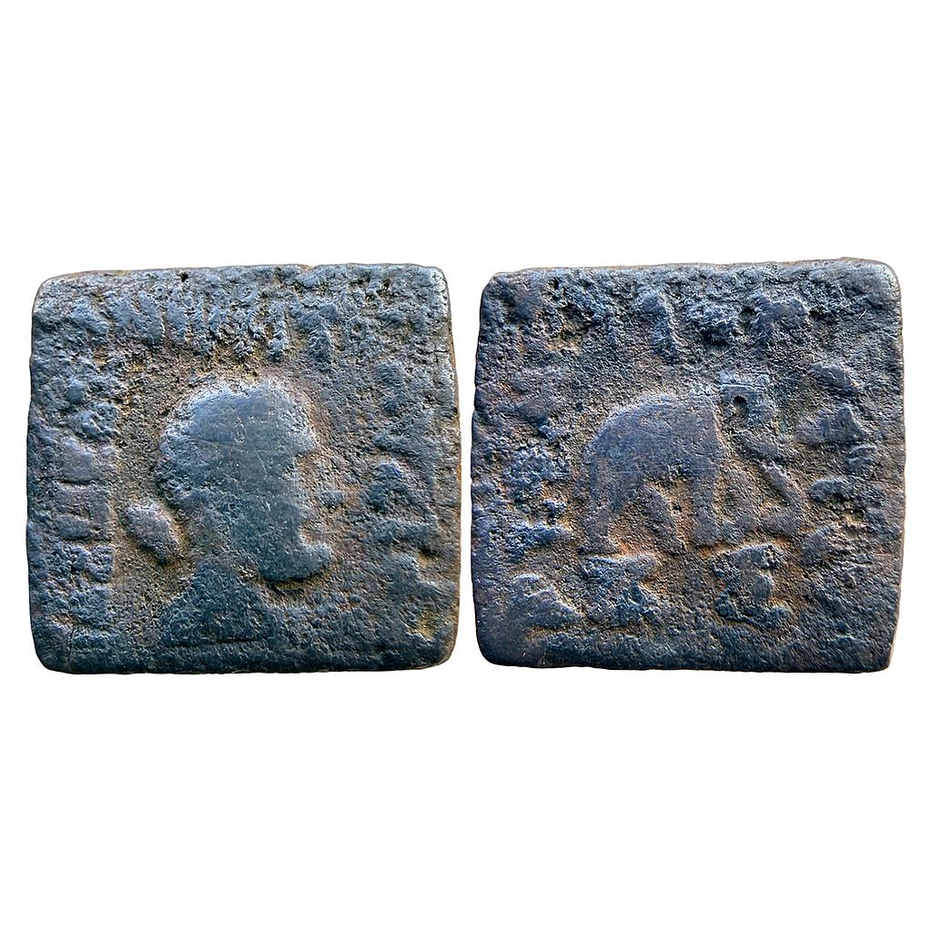 Ancient Indo-Greeks Lysias Bronze Quadruple