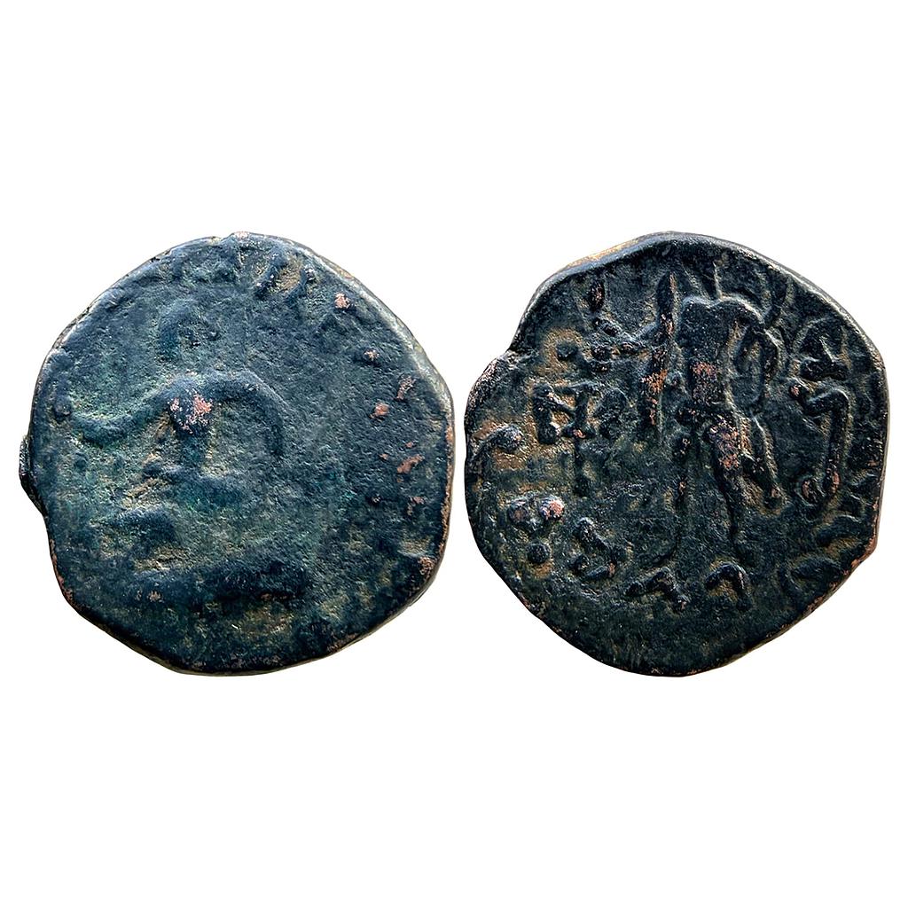 Ancient Indo-Scythians Azes II Bronze Unit