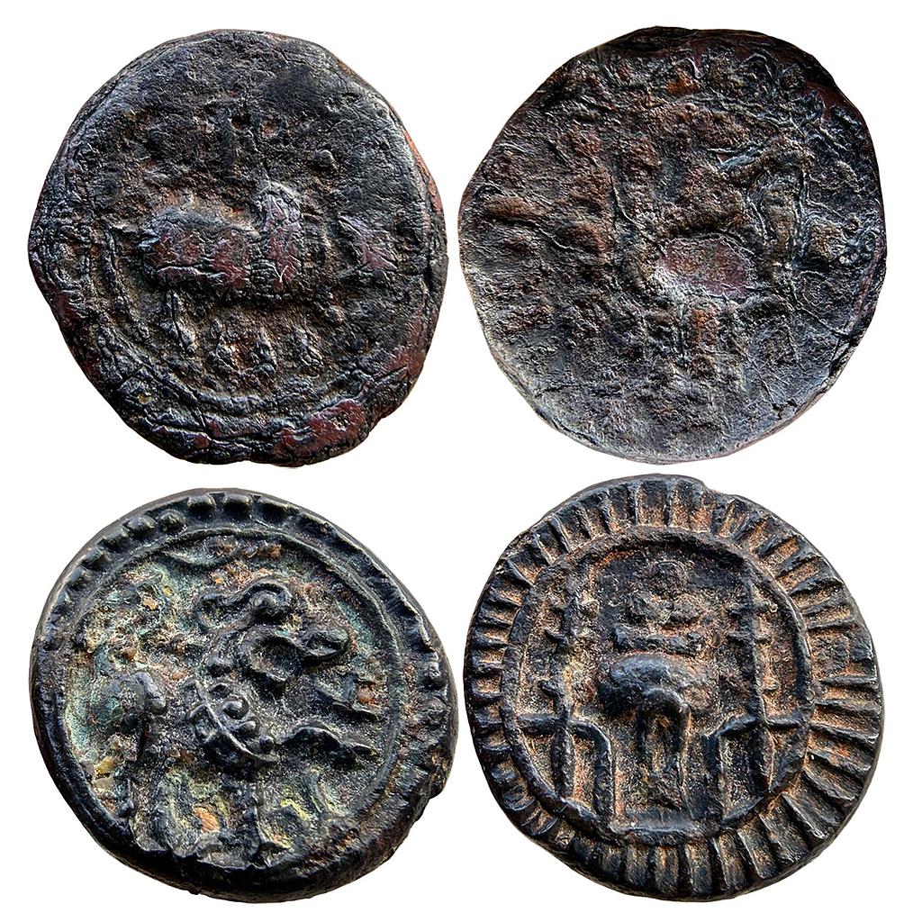 Ancient Vengi Region Vishnukundins Local Rulers of Khandesh Region Ranavigra Copper Alloy Unit