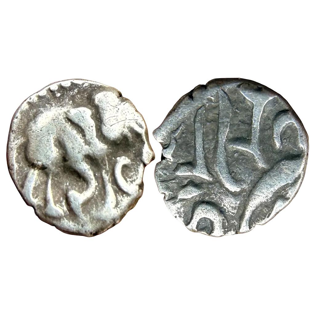 Hindu Medieval Chalukyas of Gujarat Ranahasti Silver Dramma