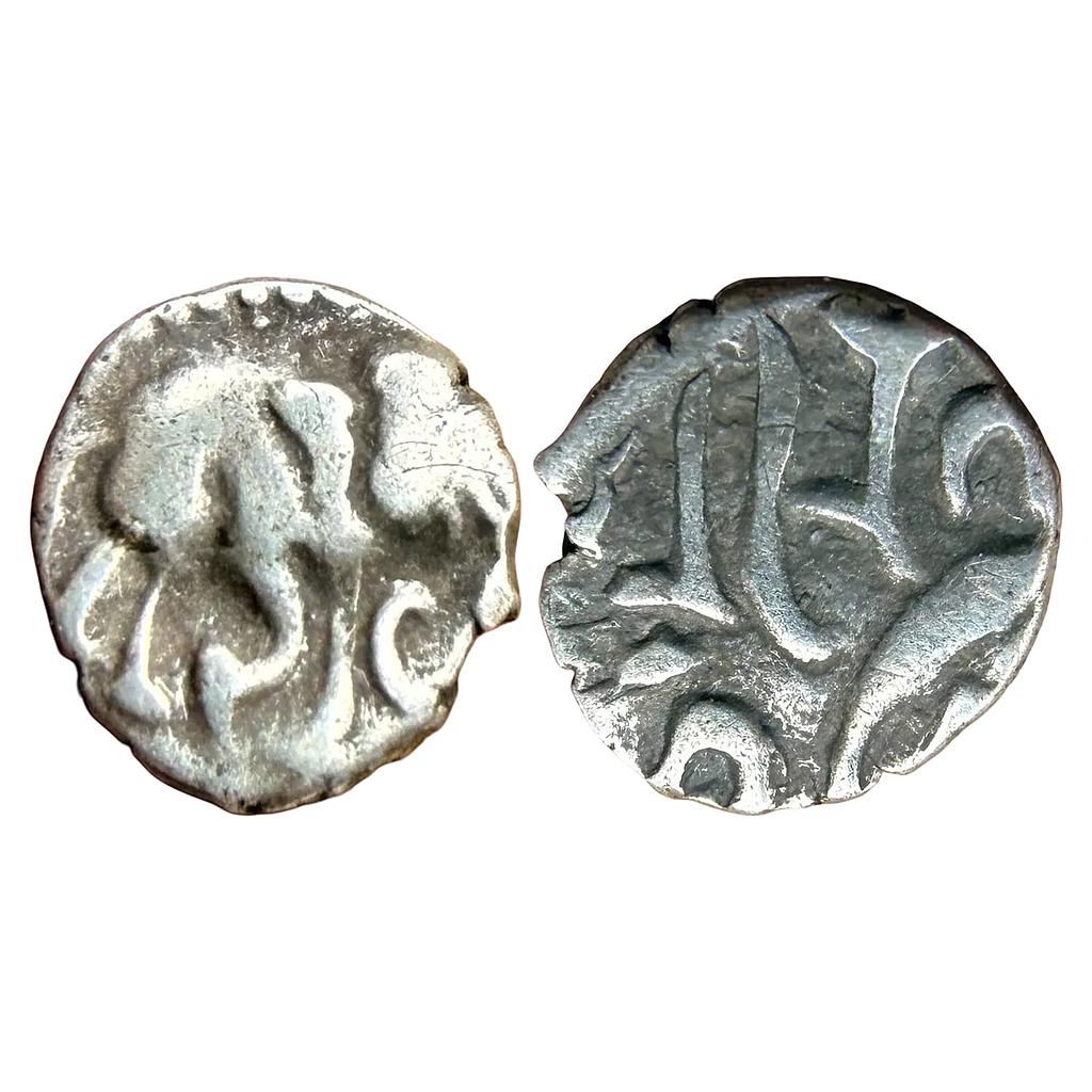Hindu Medieval Chalukyas of Gujarat Ranahasti Silver Dramma