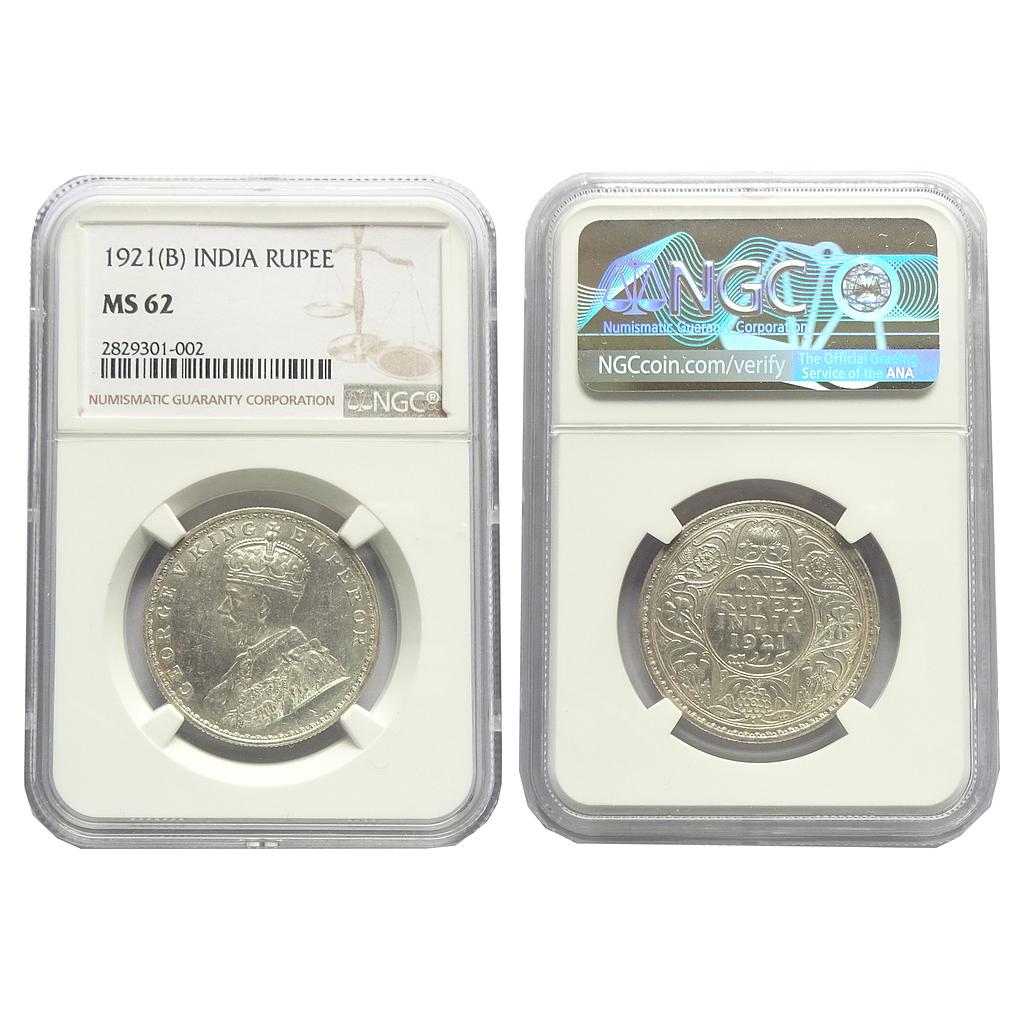 British India George V 1921 Bombay Mint