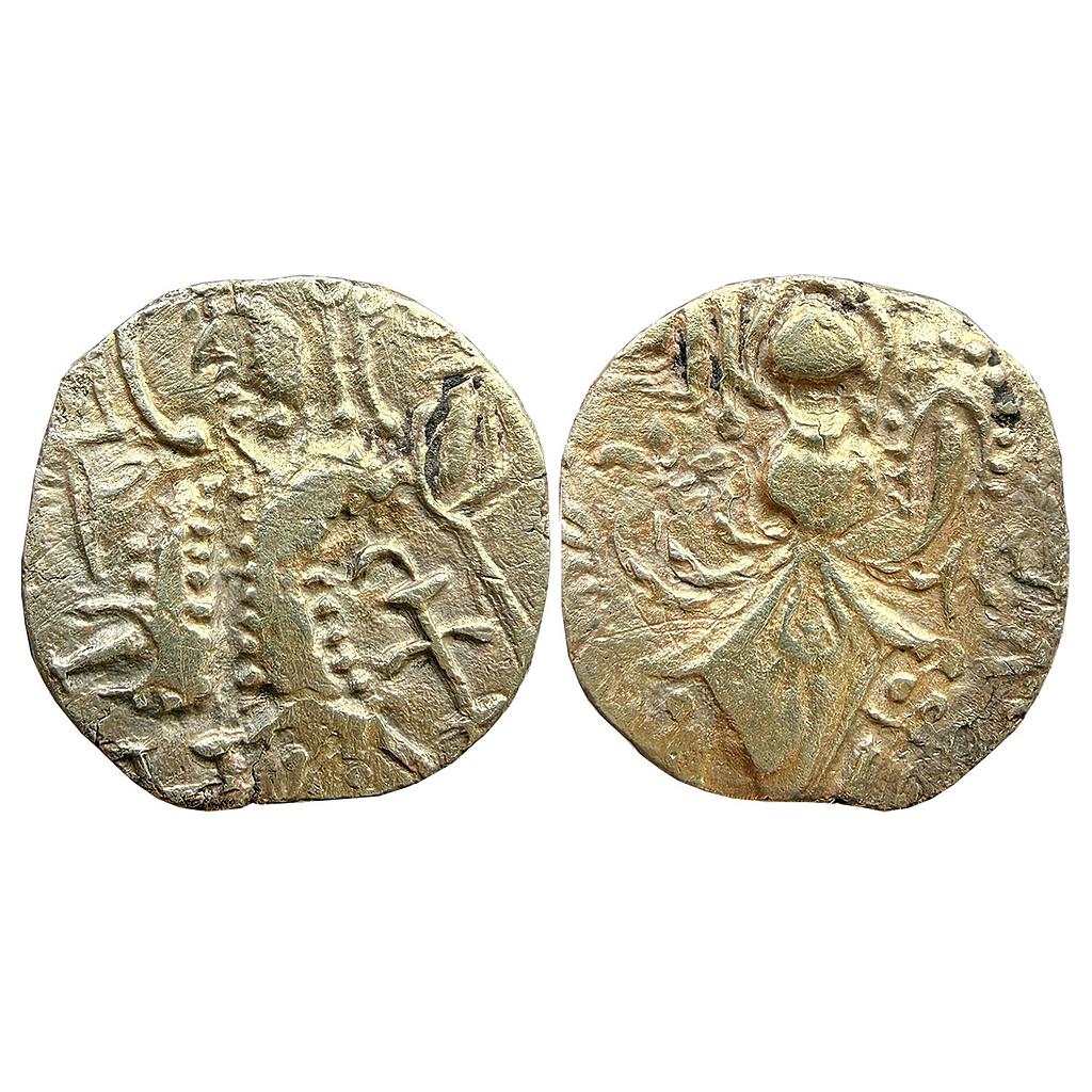 Ancient Punjab Region Post Kidarite Series Kritavirya Gold electrum Dinar