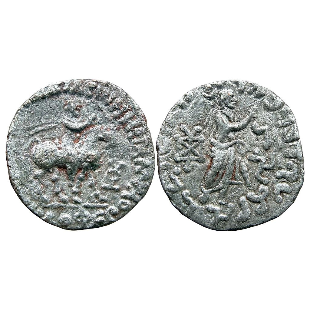 Ancient Indo-Parthians Gondophares I Silver Tetradrachm