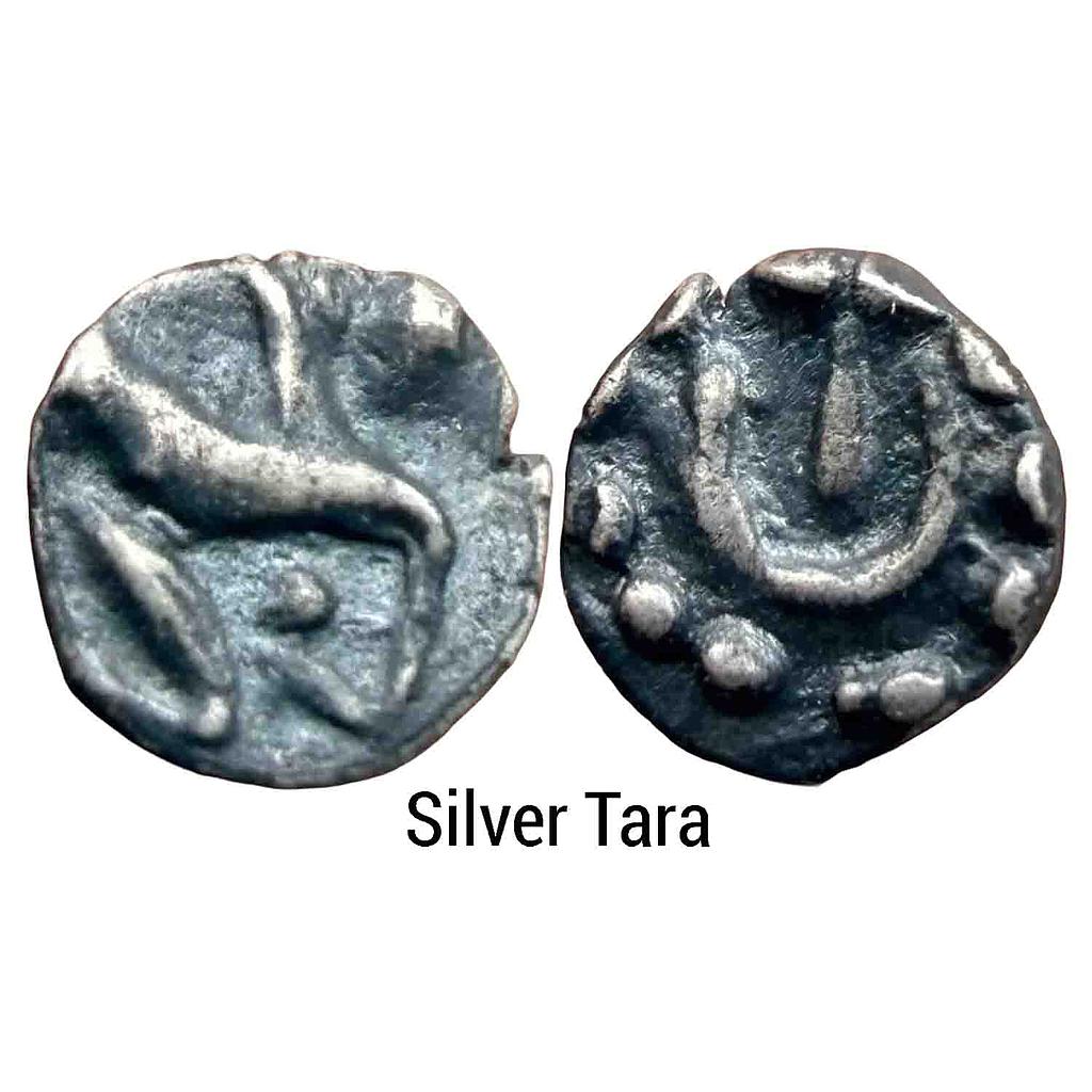 Hindu Medieval Vijayanagar Period Silver Tara
