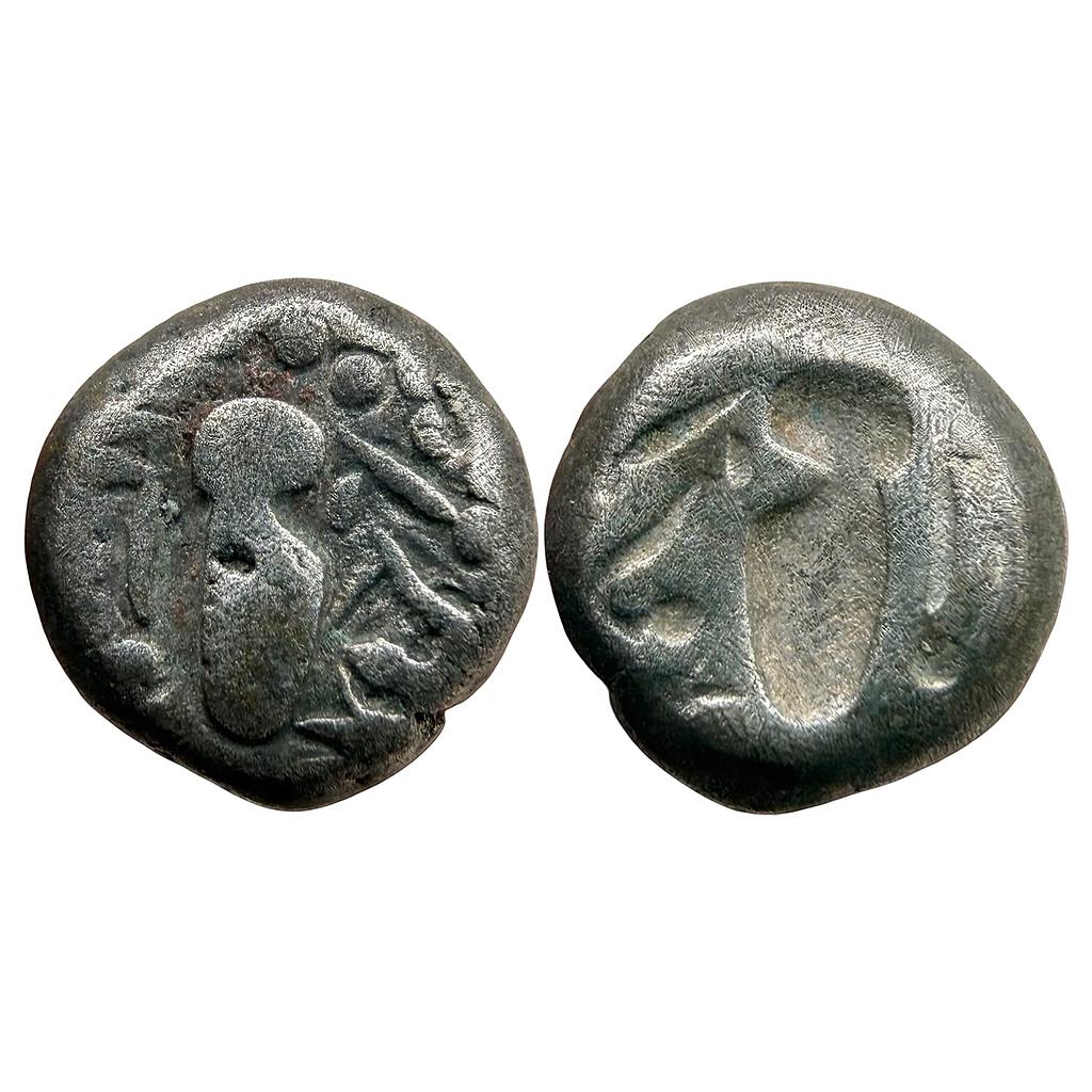Hindu Medieval Western India Anonymous Issue Gadhaiya type Billon Unit