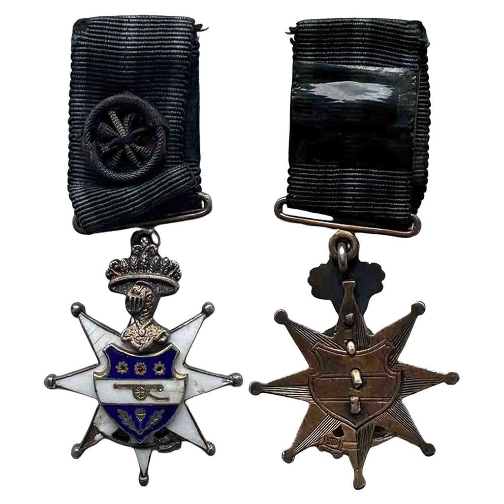 Kapurthala State Nishan Iftekar Order of Pride Class I Silver and Enamel Badge