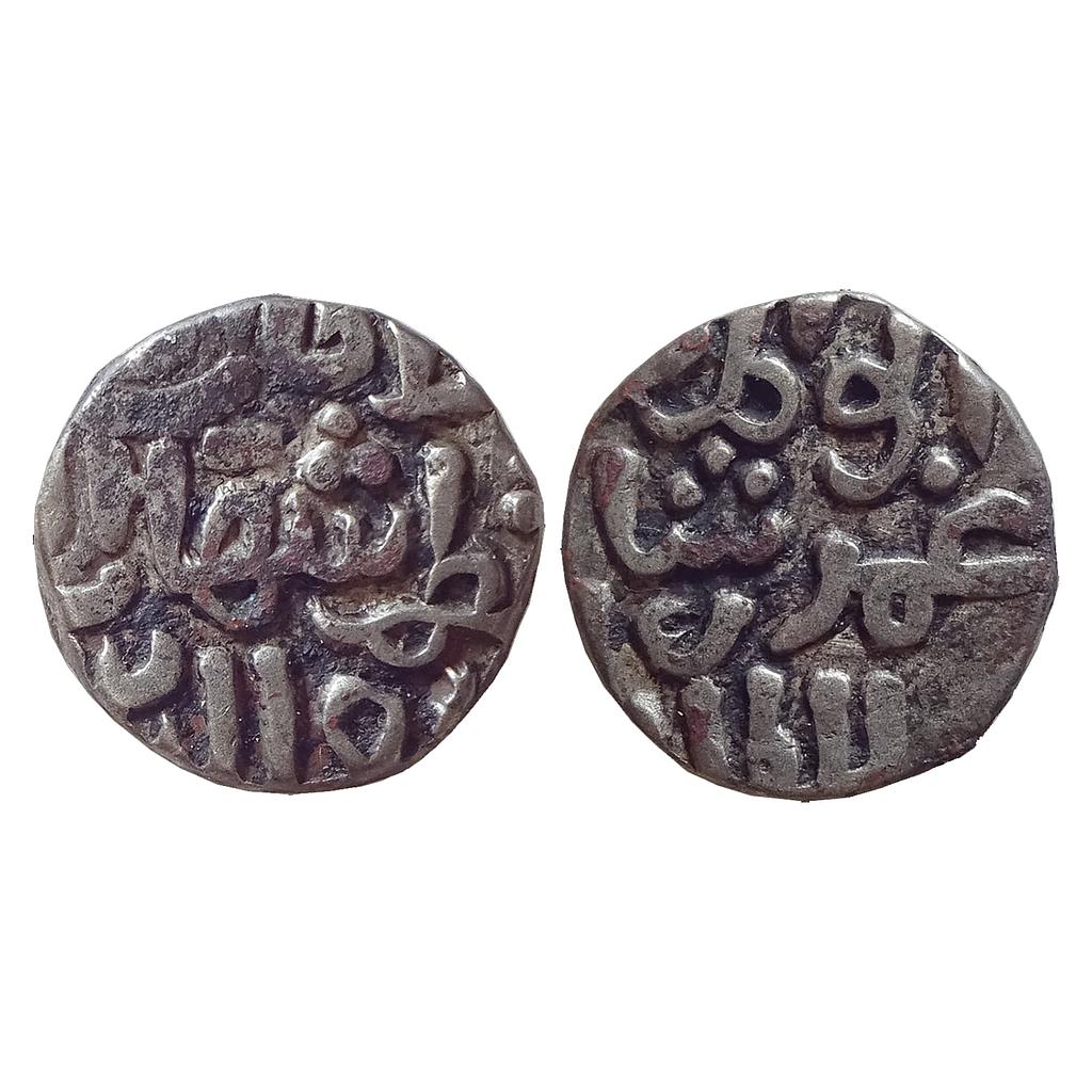 Delhi Sultan, Khaljis, Shihab al-din Umar, No Mint, Billon 6-Gani