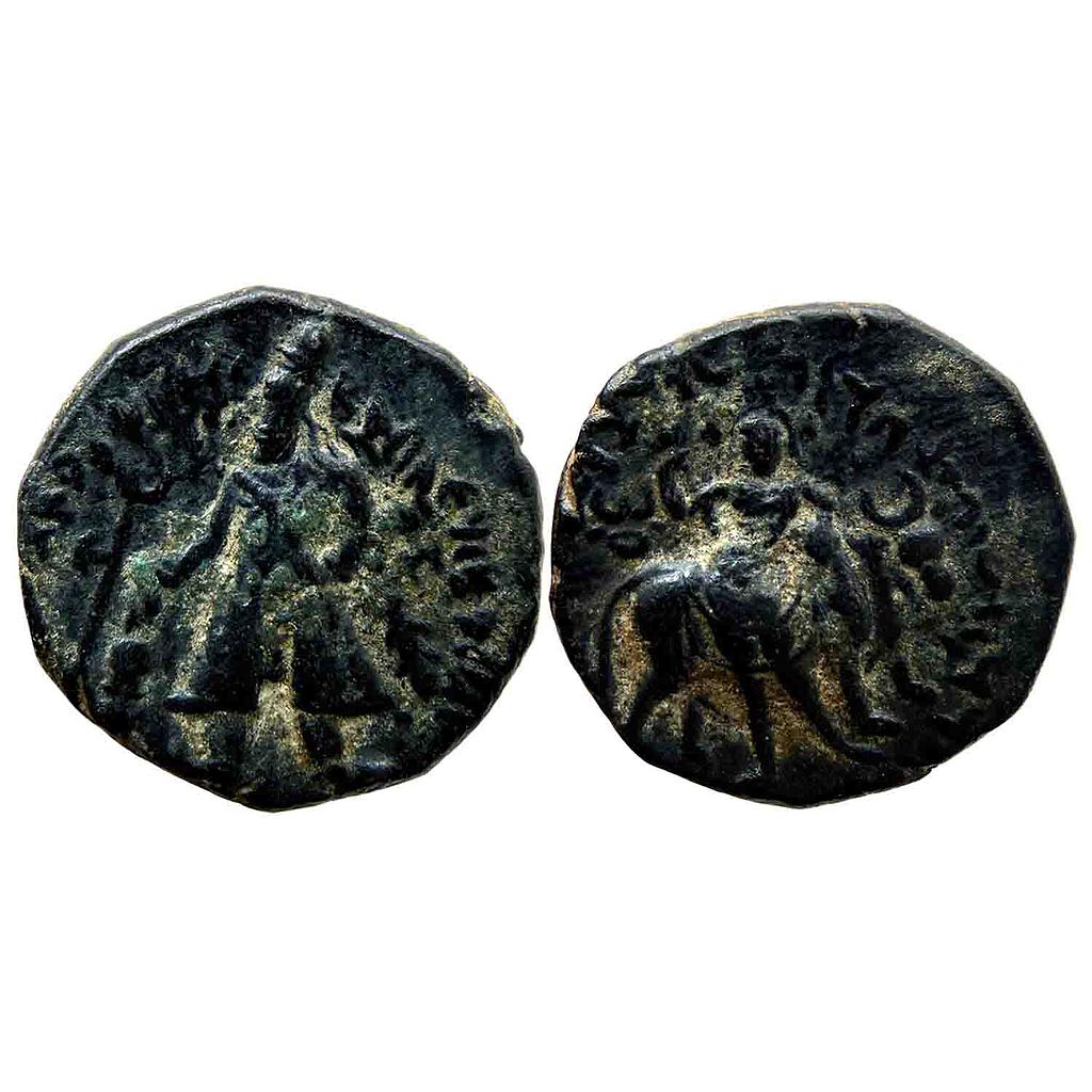 Ancient Kushans Vima Kadphises Copper Drachm
