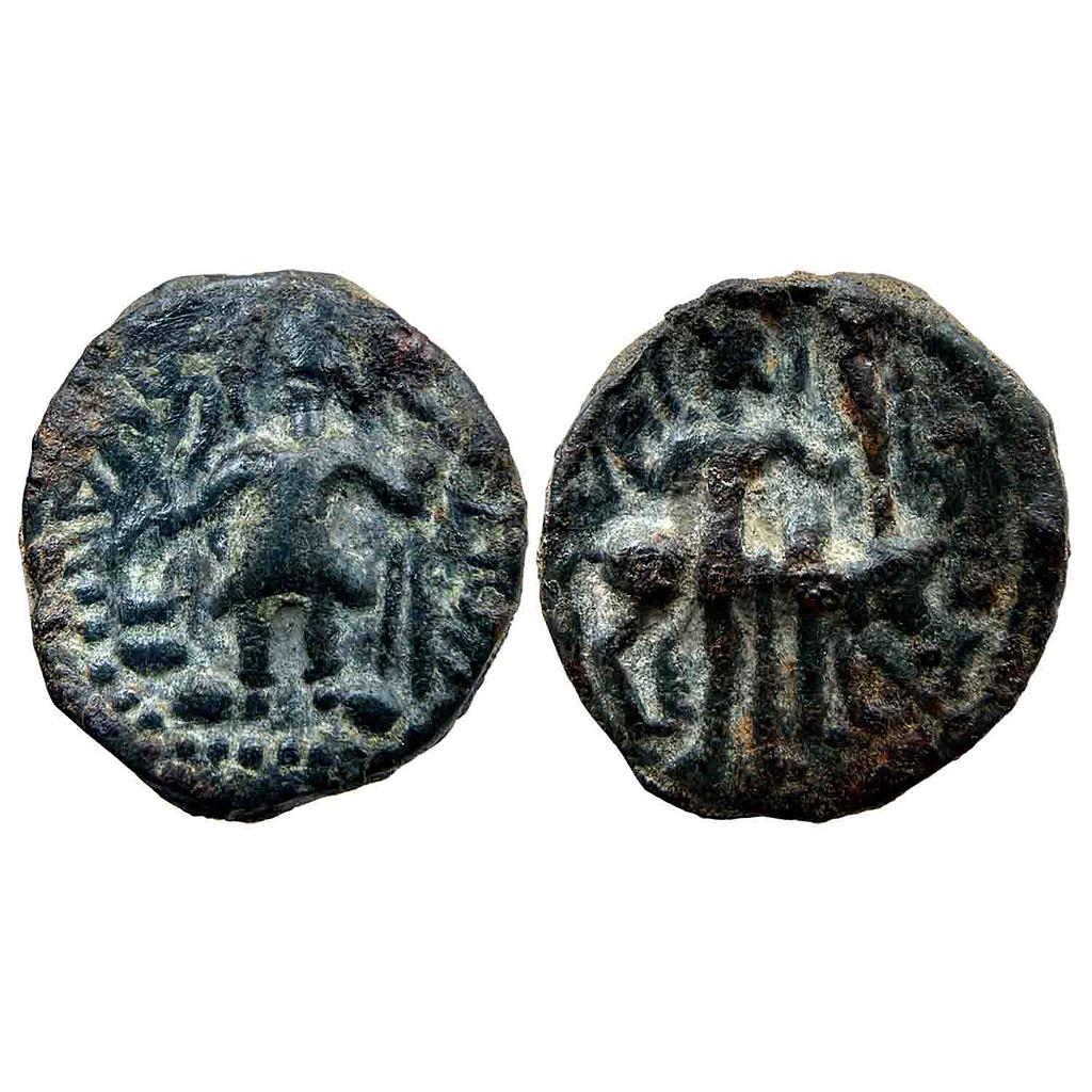 Ancient Kushans Kanishka II Copper Drachm