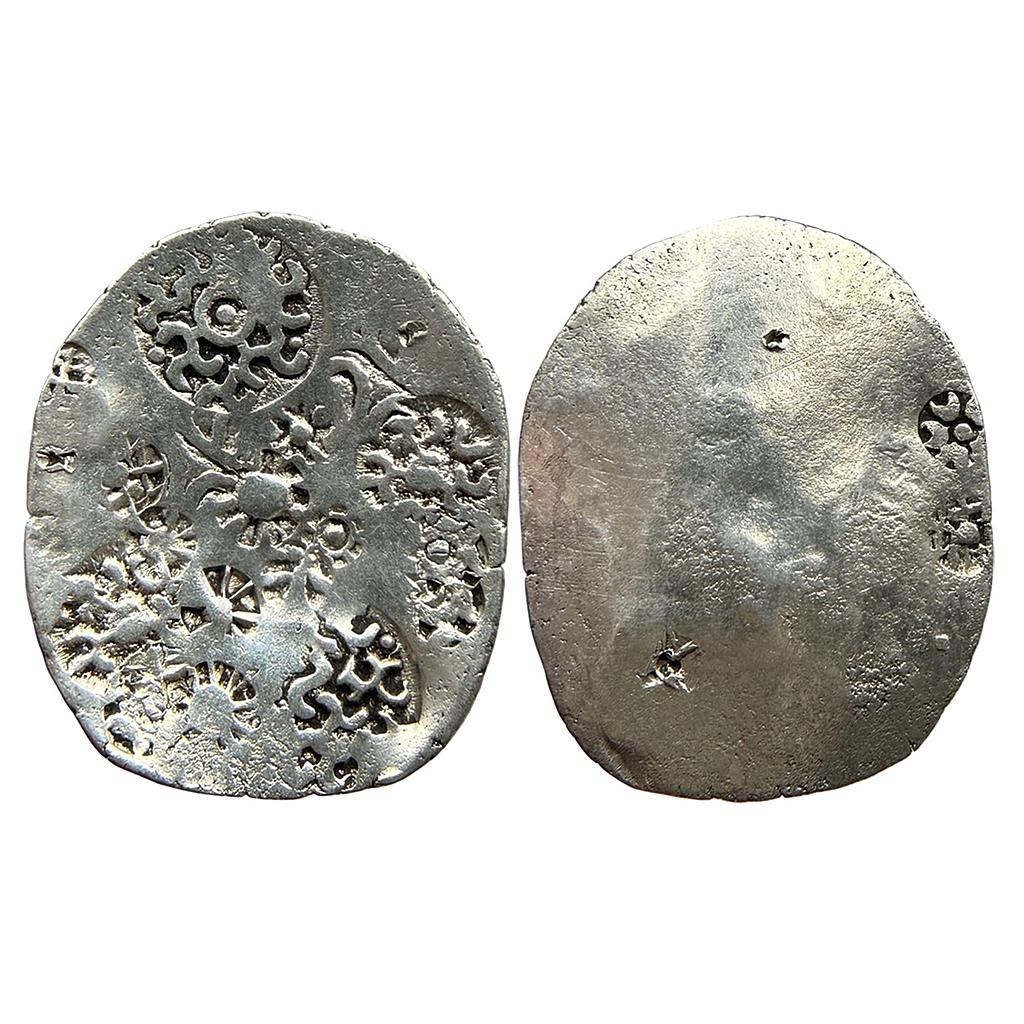 Ancient Punch Marked Coinage Middle Ganga Valley Kashi Mahajanapada Silver Vimshatika