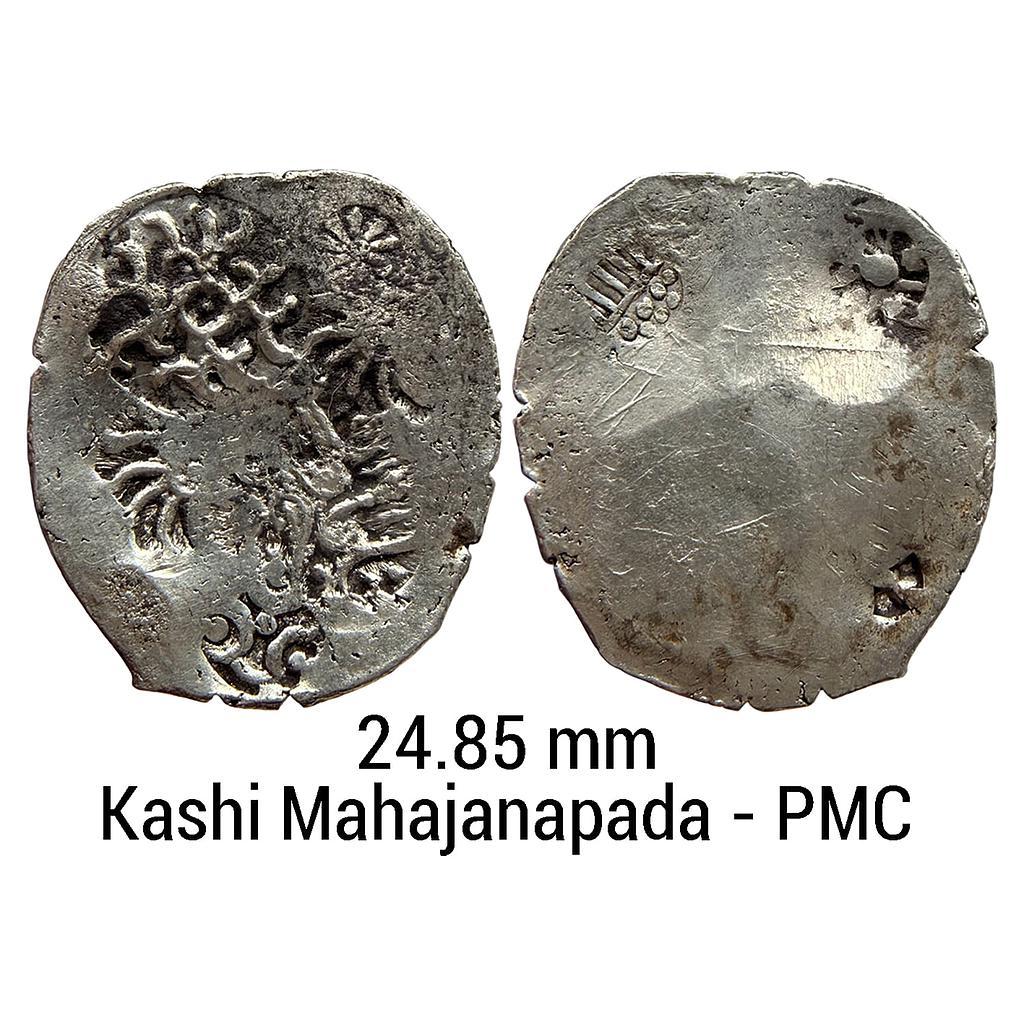 Ancient Punch Marked Coinage Middle Ganga Valley Kashi Mahajanapada Series 9 Silver Vimshatika
