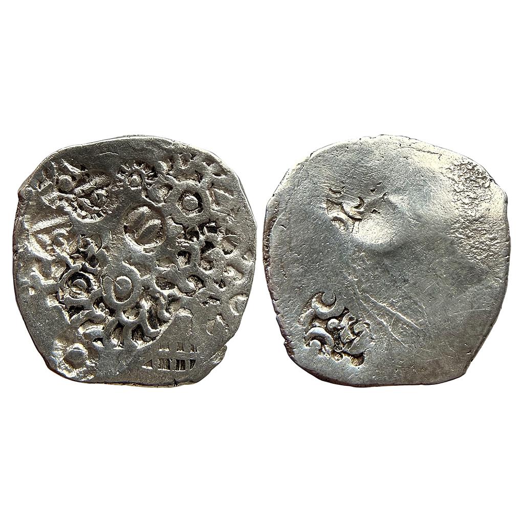 Ancient Punch Marked Coinage Middle Ganga Valley Kashi Mahajanapada Silver Vimshatika