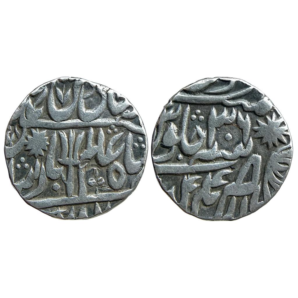 IK Maratha Confederacy INO Shah Alam II Balanagar Garha Mandla Mint Silver Rupee