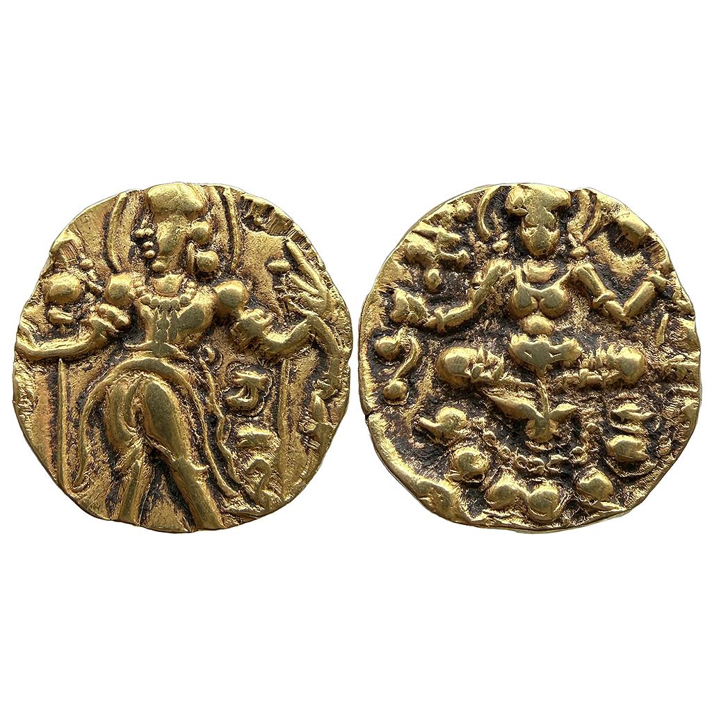 Ancient Guptas Chandragupta II Archer type Gold Dinar