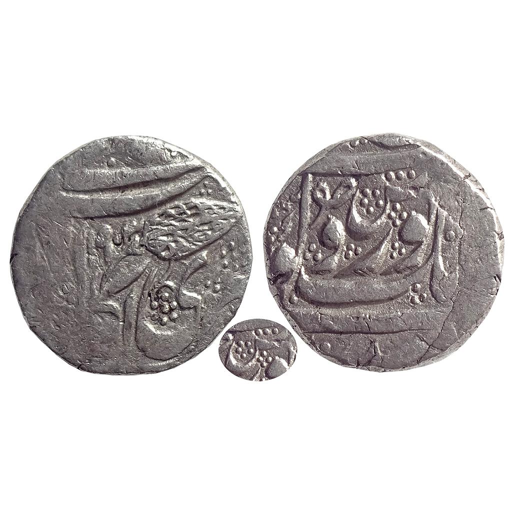 IK, Sikh Empire, Shaikh Imam ad din Amir al-mulk Bahadur, Kashmir Mint, Silver Rupee