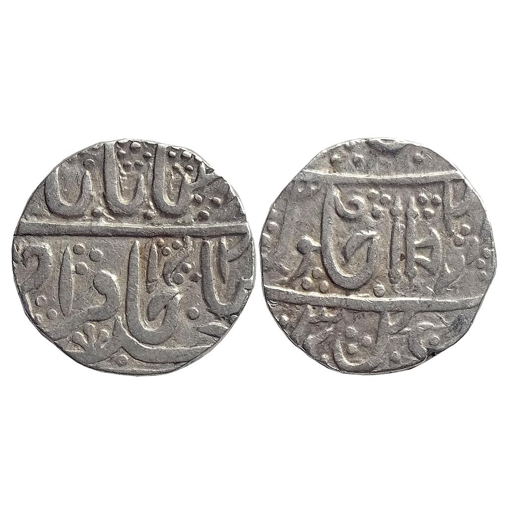 IPS, Gwalior State, INO Shah Alam II, Jean Baptiste Filose Shadhora or Sabalgarh Mint, Silver Rupee