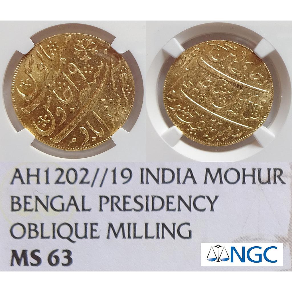 EIC, Bengal Presidency, INO Shah Alam II, Murshidabad Mint, &quot;Gold Mohur&quot;