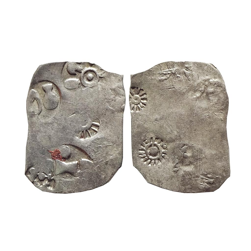 Ancient, Archaic Series, Punch Marked Coinage, attributed to Magadha Janapada, Series I, Silver Karshapana