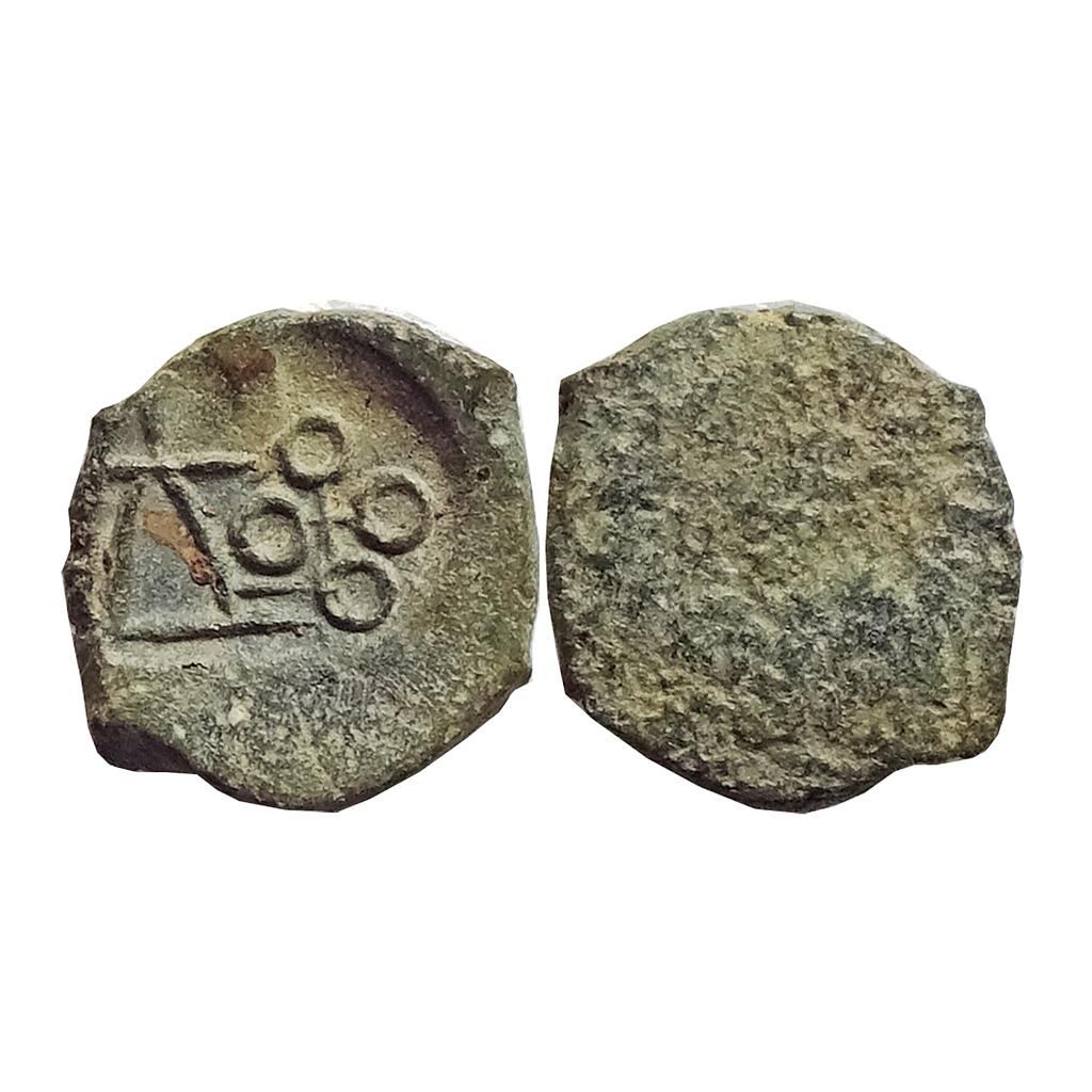 Ancient, Post-Mauryan, City State issue, Kurapurika, Narmada Valley, Uninscribed type, Copper Unit