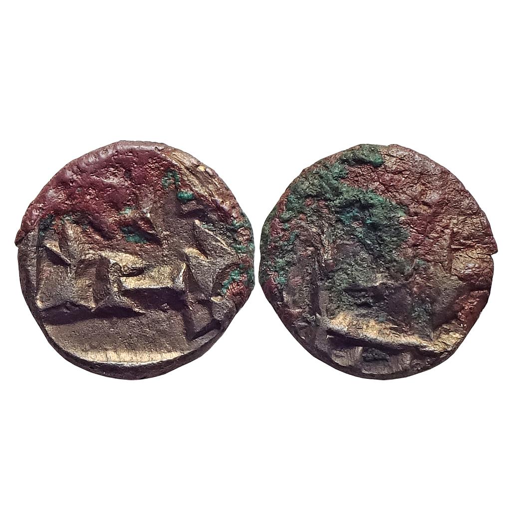 Ancient, Panchala, Rajnyah Vijayamitra, Copper &quot;1/2 karshapana&quot;