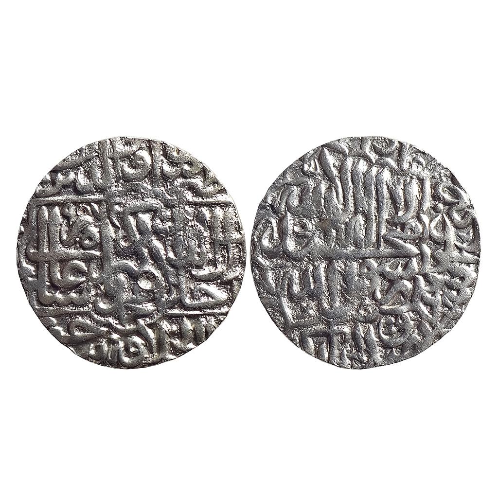 Mughal, Akbar, Dar-al-Khilafat Jaunpur Mint, Kalima Type, Silver Rupee