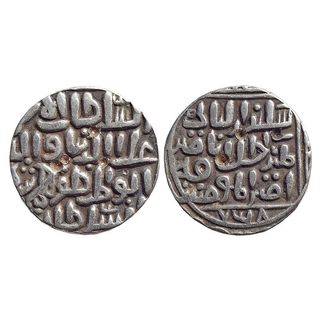 Bahamani Sultan, Ala al-Din Bahman Shah, Hadrat Ahsanabad Mint, Silver Tanka
