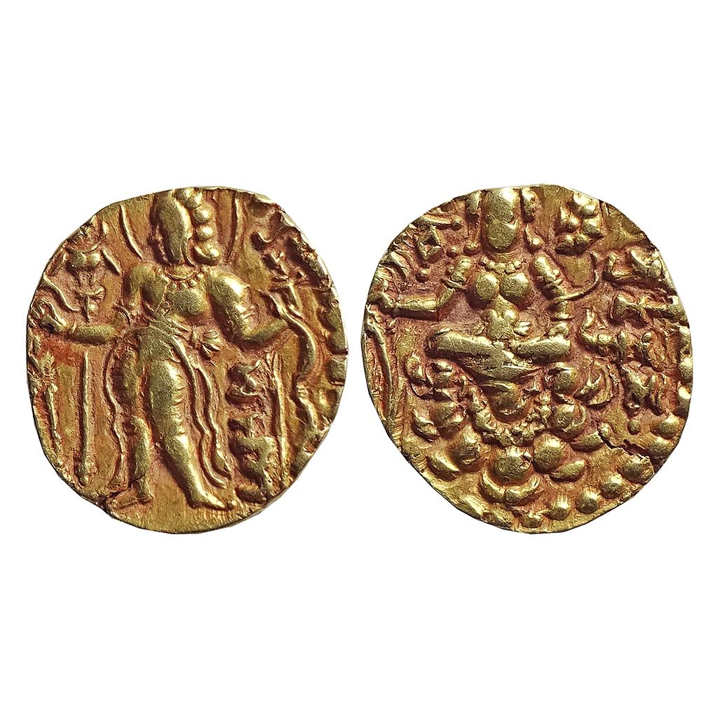 Ancient, Guptas, Chandragupta II, “Archer type” Gold Heavy Dinar