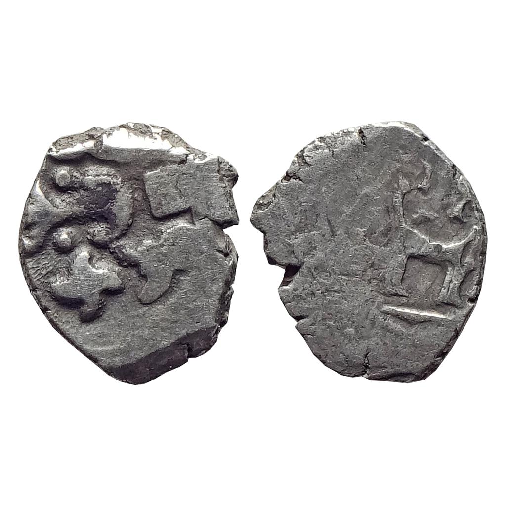 Ancient, Archaic Series, Punch Marked Coinage, Saurashtra Janapada, Junagadh hoard type, Silver &quot;1/4 Karshapana&quot;