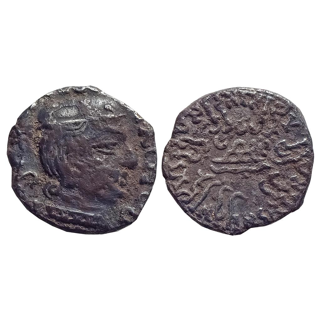 Ancient, Western Kshatrapas, Kardamaka Family, Rudrasena I, son of Rudrasimha I, as Mahakshatrapa, Silver Drachma