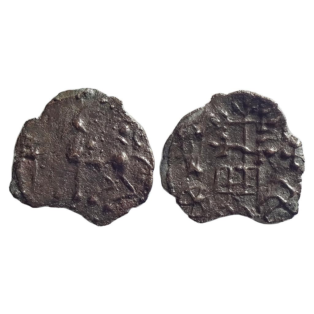 Ancient, Post-Mauryan, Kaushambi Region, Uninscribed type, Cast Copper