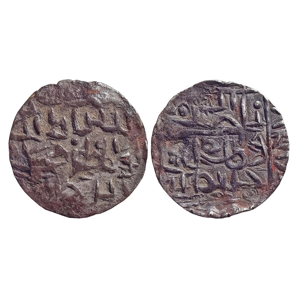 Bengal Sultan, Jalal al-Din Muhammad Second reign, Mintless type, probably struck at Mu'azzamabad, Silver Tanka