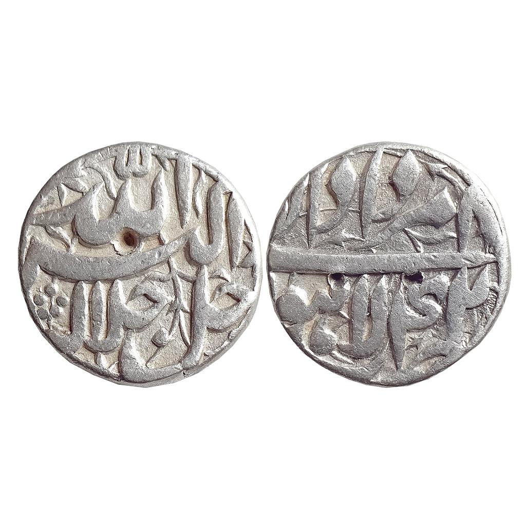 Mughal, Akbar, Lahore Mint, Ilahi Month Amardad, Silver Rupee