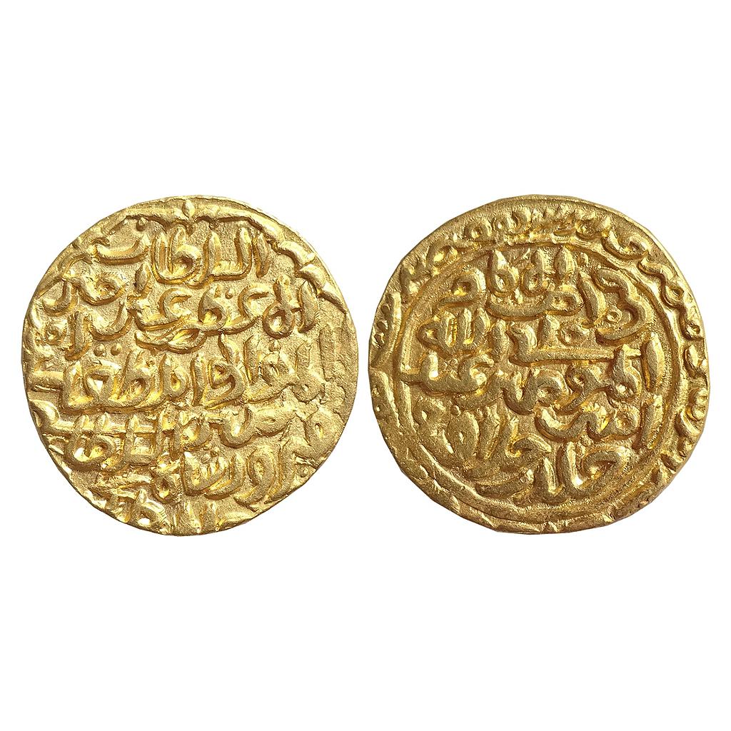 Delhi Sultan, Firuz Shah Tughluq, Gold Tanka