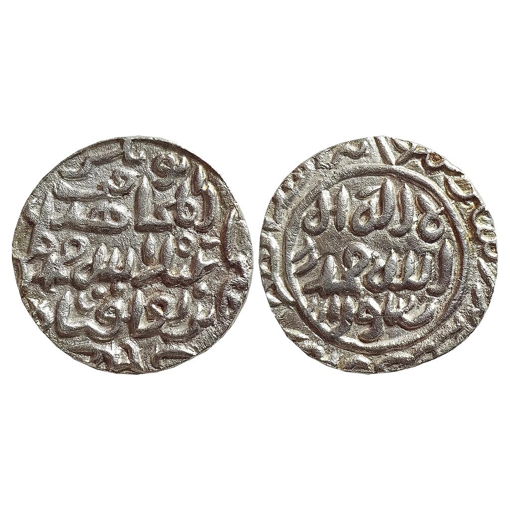 Bengal Sultan, INO Muhammad Bin Tughluq (Sultan of Delhi), Shahr Lakhnauti Mint, Silver Tanka