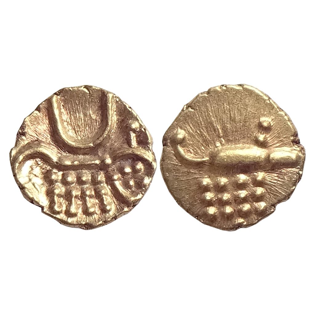 Vira Raya type Anonymous issue Gold Fanam