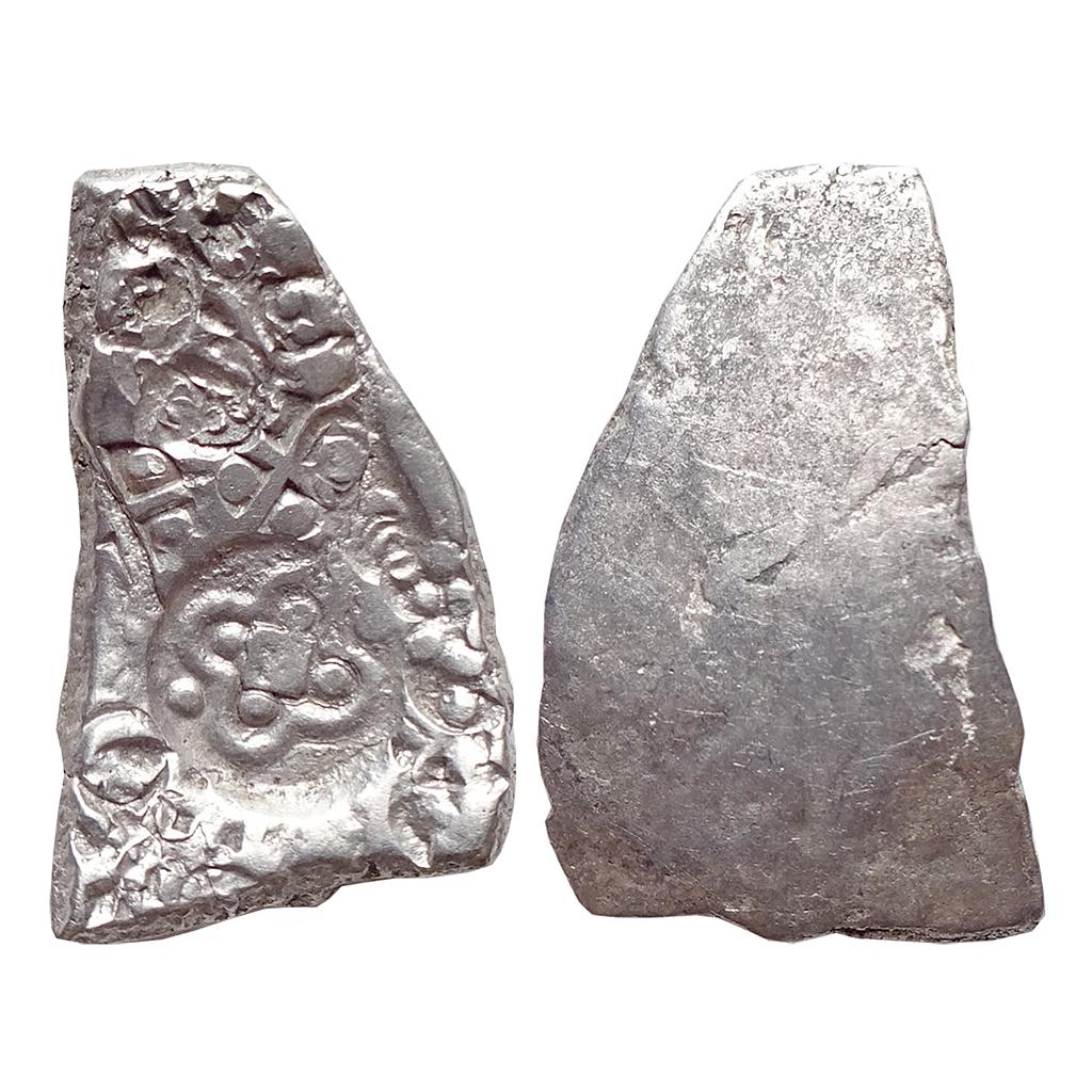 Ancient, Archaic Series, Punch Marked Coinage, attributed to Shakya Janapada, Narhan Hoard type, Silver 5 Shana