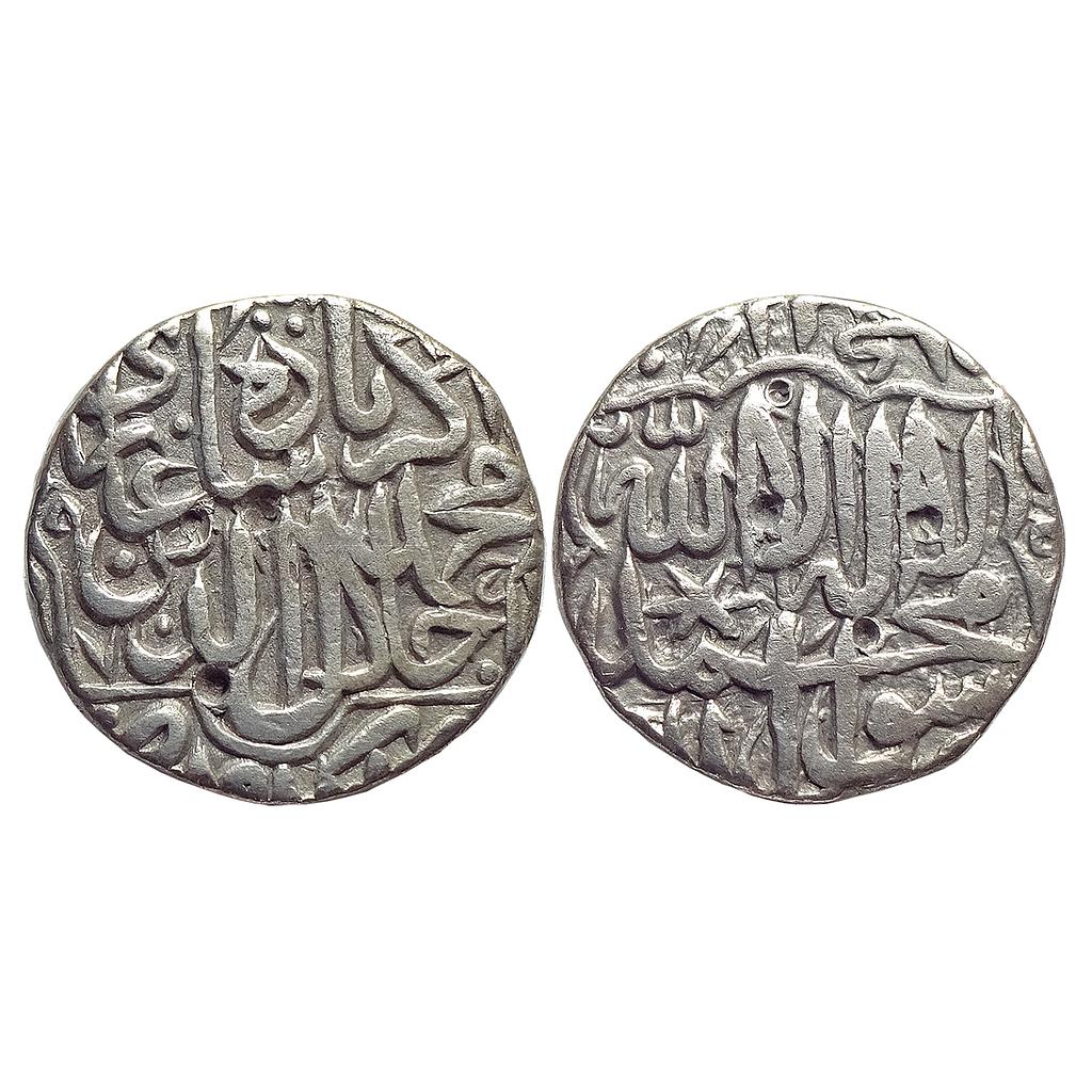 Mughal, Akbar, Uncertain Mint, Kalima type, Silver Rupee