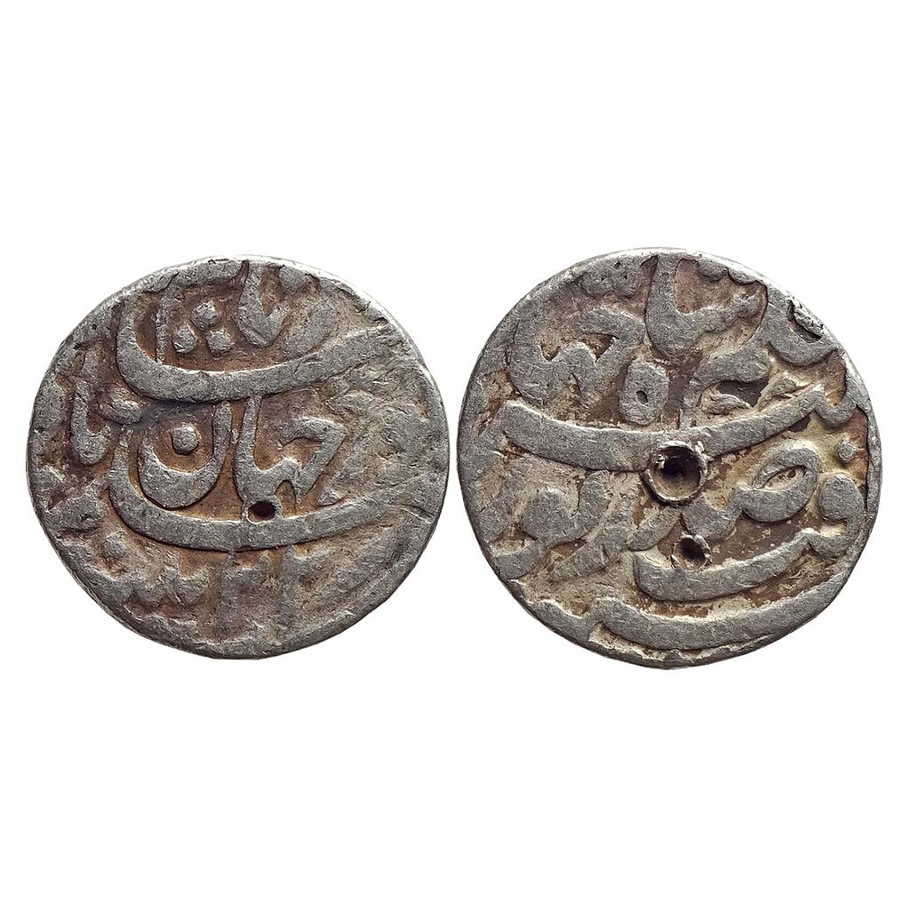 Mughal, Nur Jahan, Patna Mint, &quot;Sad Zewar&quot; poetic couplet, Silver Rupee