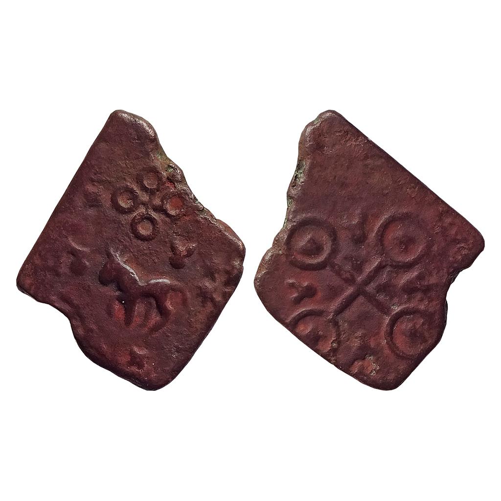 Ancient, Post-Mauryan, Ujjaini Region, Uninscribed type, Copper Unit